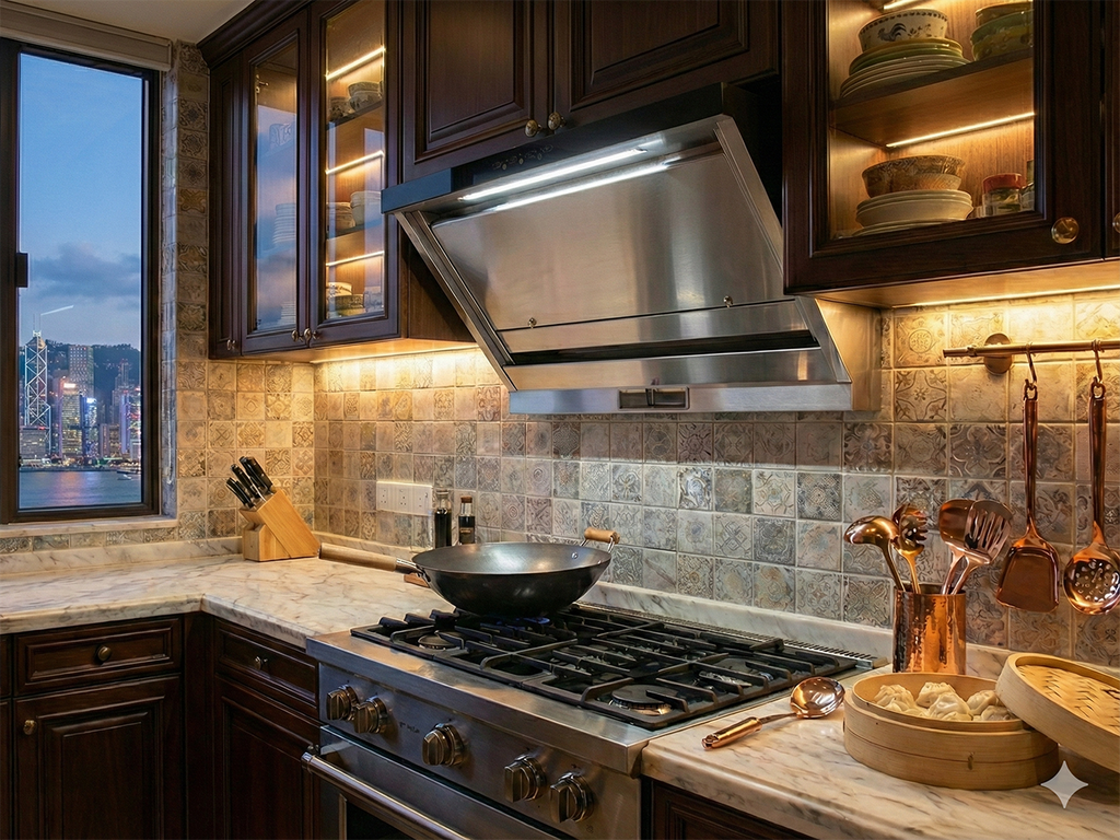 觸控近吸式排油煙機